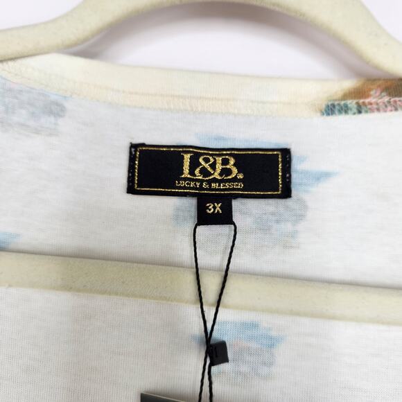 Lucky & Blessed L&B western buffalo print open cardigan size 3X - Picture 6 of 9